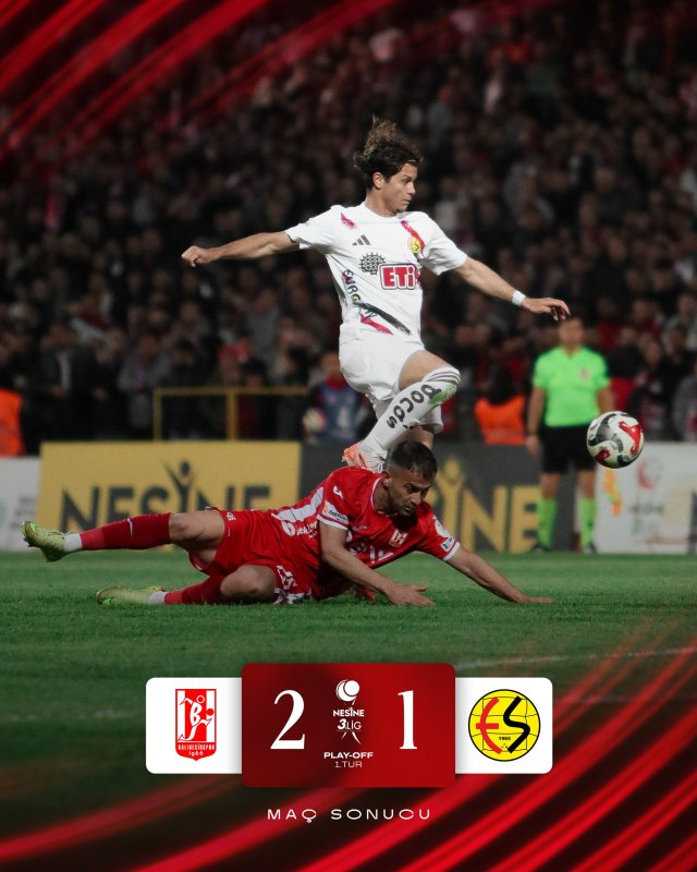 Eskişehirspor Play-Off’ta Yıkıldı: Balıkesirspor 2-1 Kazandı