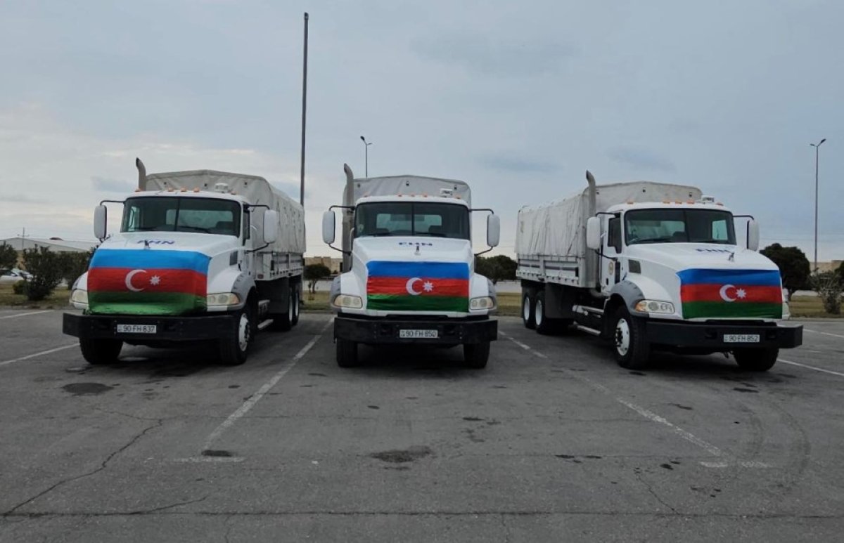 Azerbaycan’dan İran’a İnsani Yardım