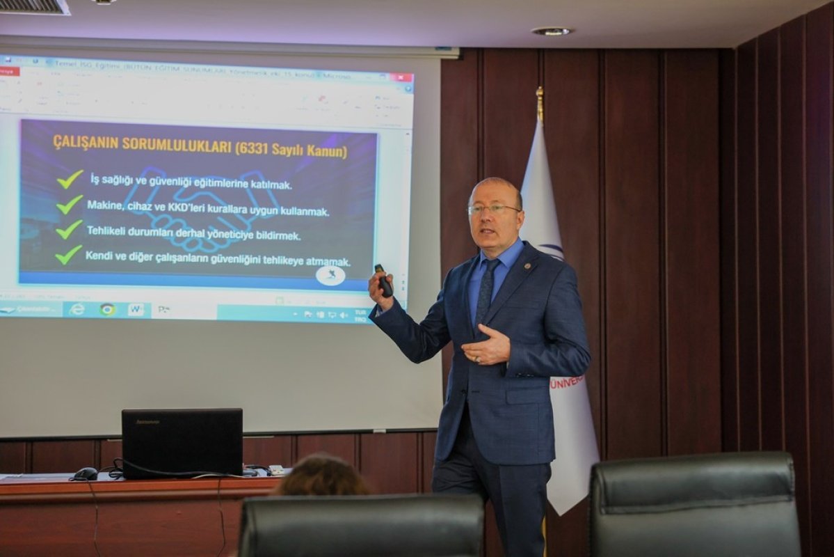 OMÜ’de Temel İş Sağlığı Ve Güvenliği Eğitimleri Sürüyor