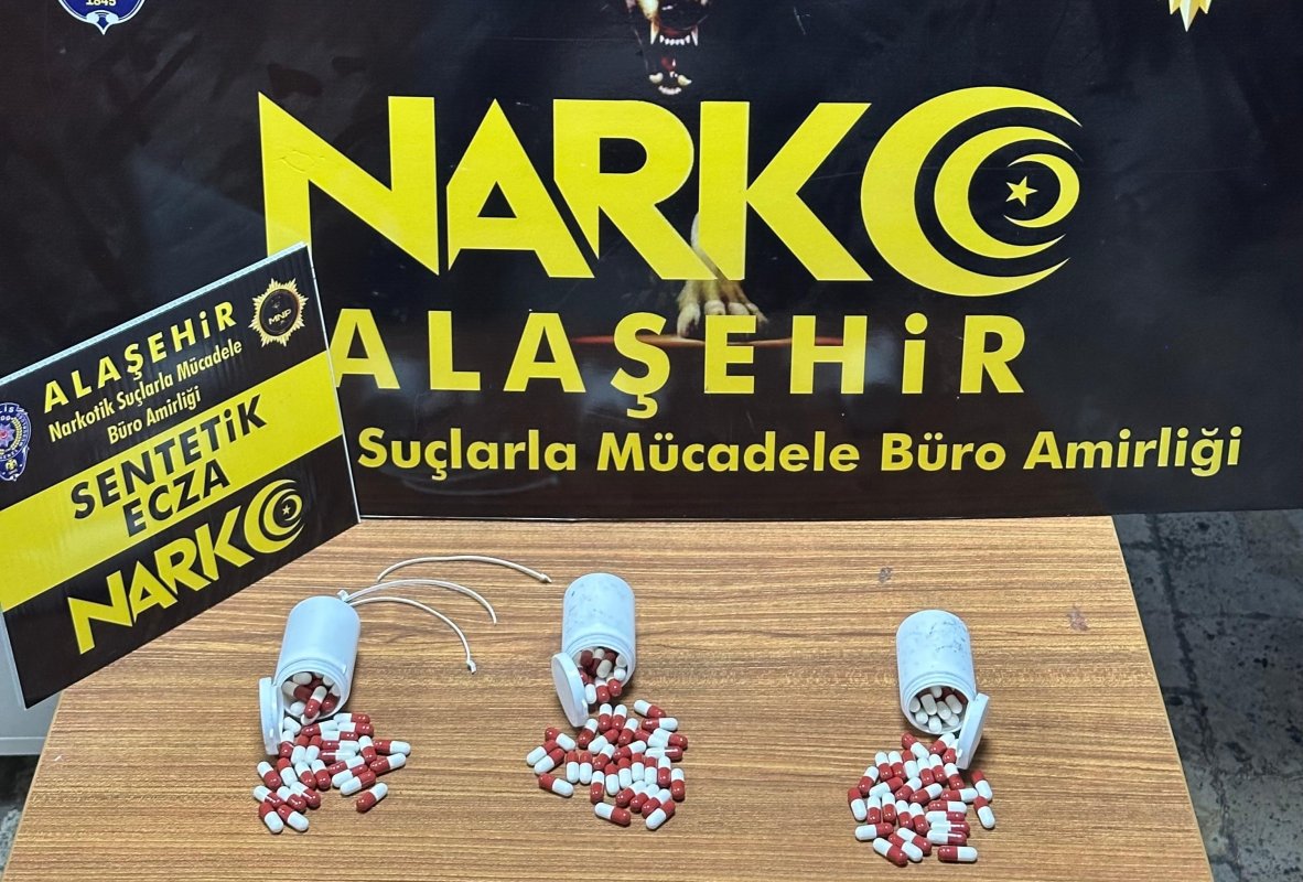 Alaşehir’de Sentetik Hap Operasyonu
