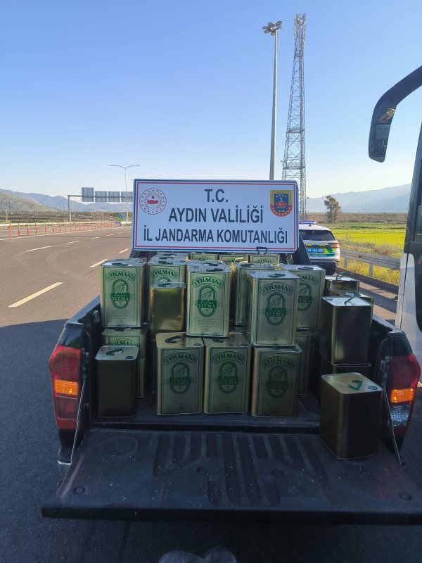 Nazilli’de 1 Milyon TL Değerinde Taklit Zeytinyağı Ele Geçirildi