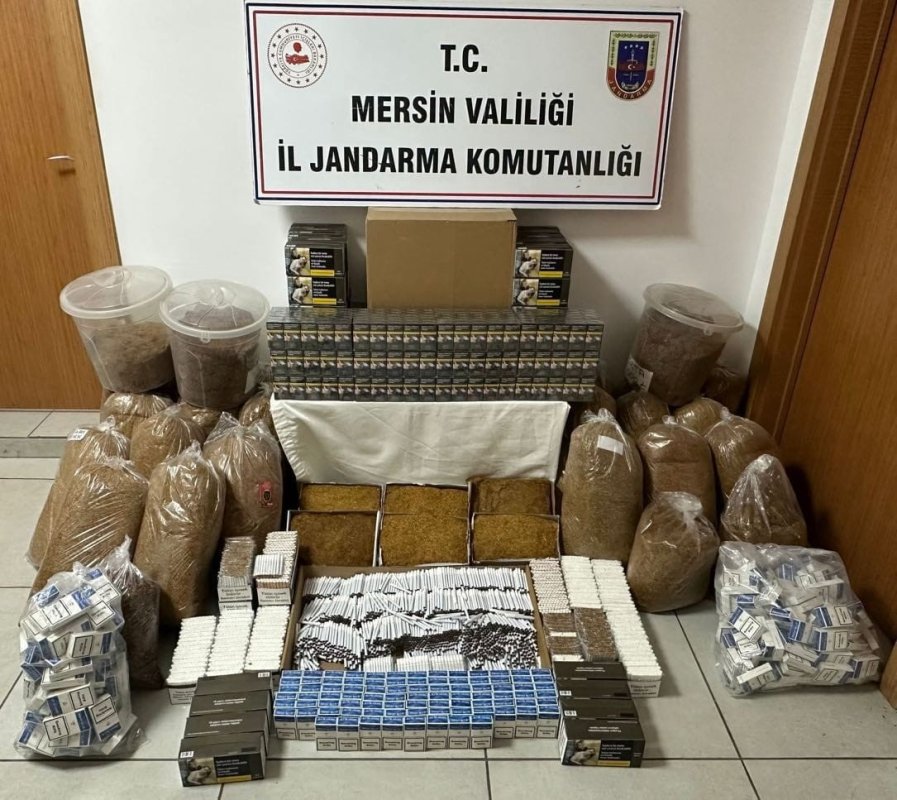 Mersin’de Sigara Kaçakçılığı Operasyonu