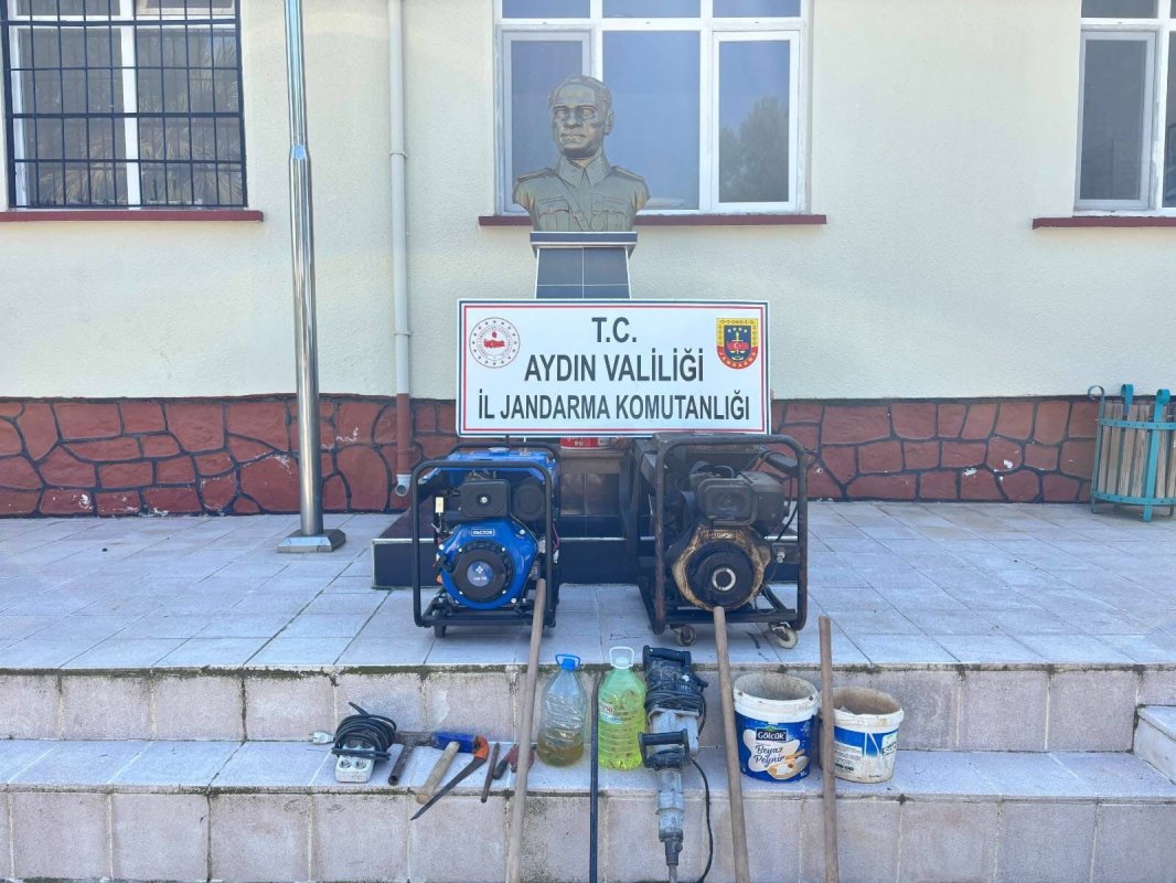 Koçarlı’da Kaçak Kazı Yapan 6 Şüpheli Suçüstü Yakalandı