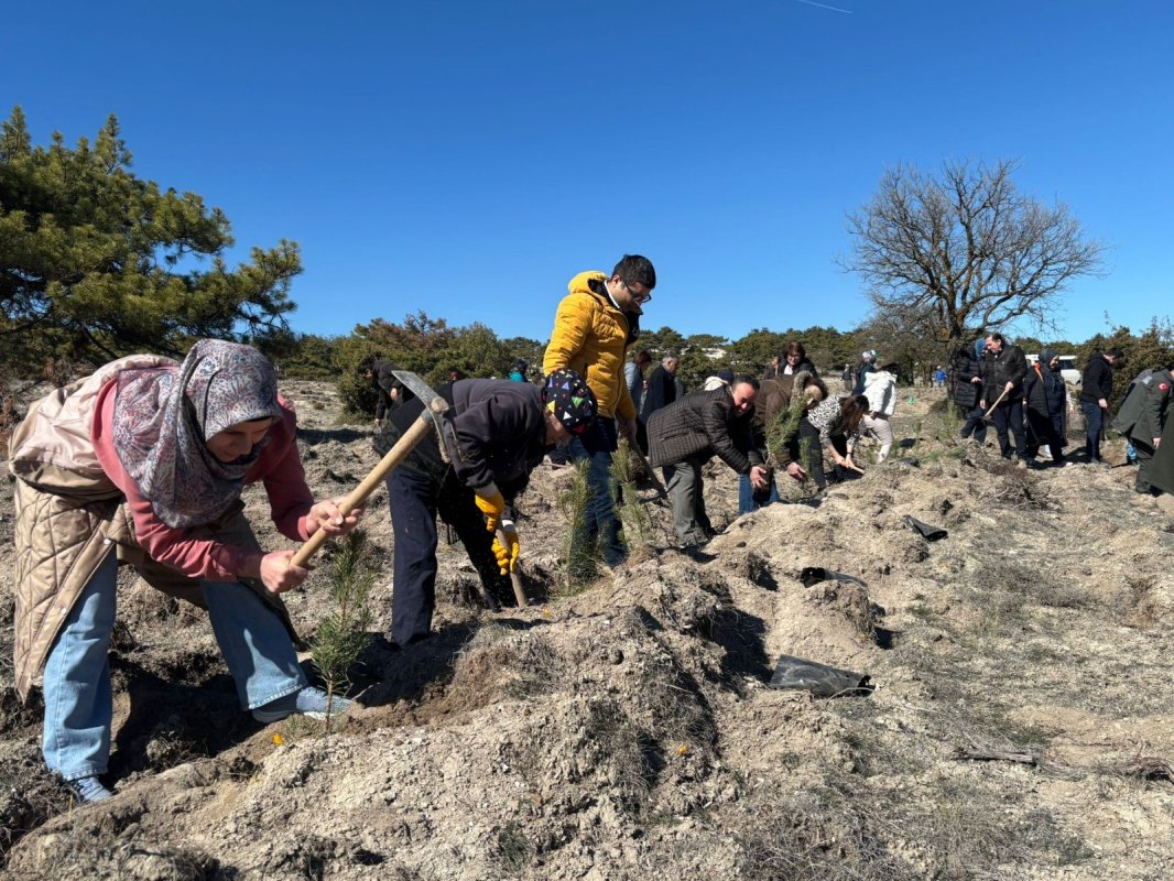 “Hep Birlikte Geleceğe Nefes” Sloganıyla Fidanlar Toprakla Buluştu