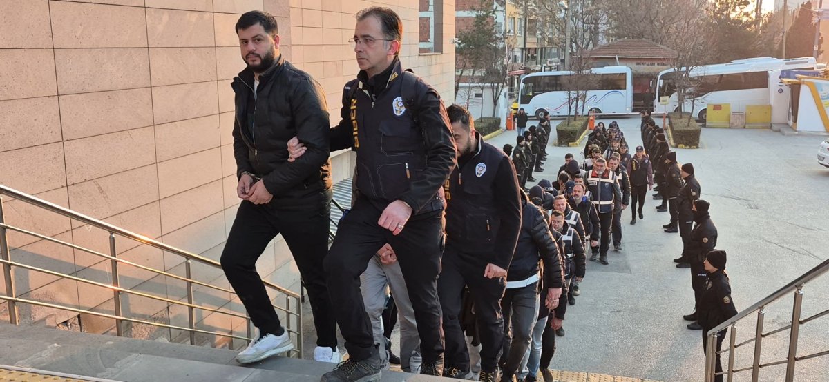 Eskişehir Merkezli Dev Operasyonda 49 Şüpheli Adliyeye Sevk Edildi
