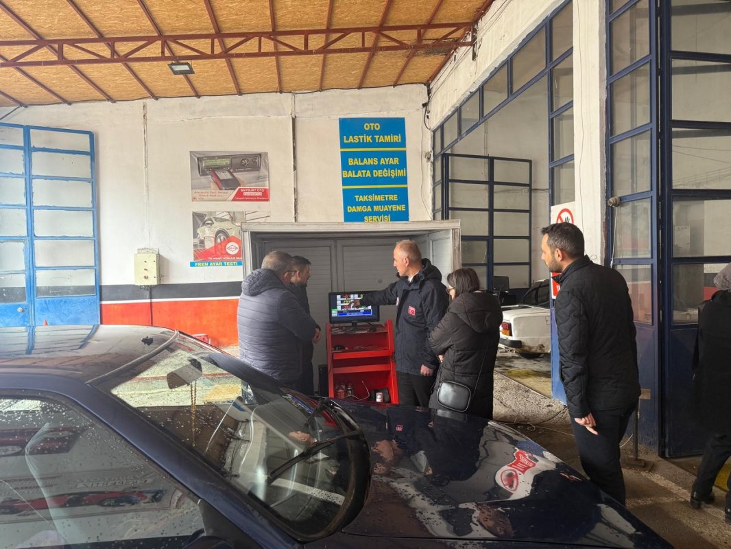 Bayburt’ta Egzoz Emisyon İstasyonlarına Denetim