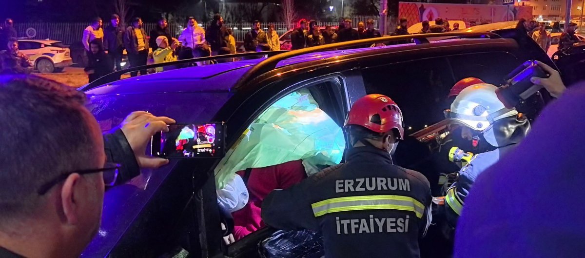 Kavşakta Can Pazarı: Erzurum’da Korkutan Kaza