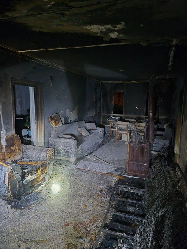 Van’da Ev Yangını Korkuttu