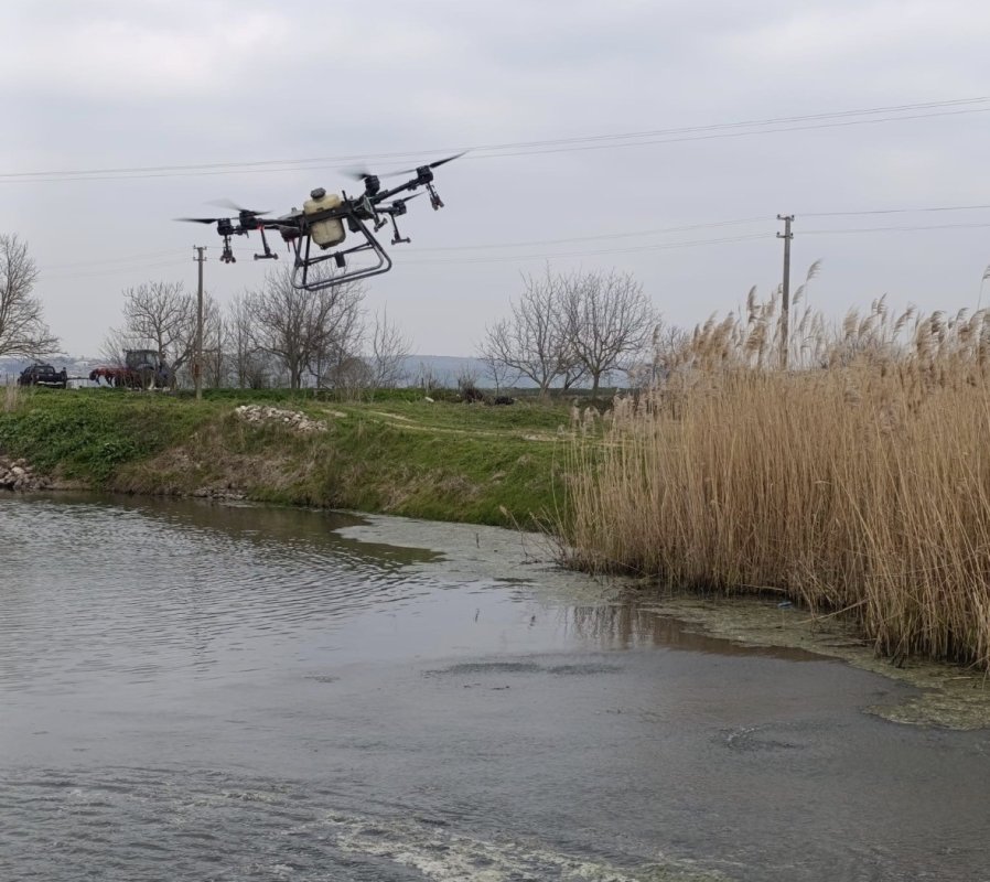 Manyas’ta Sivrisinekle Mücadele Başladı