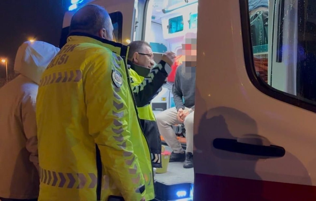 Kayseri’de Alkollü Ve Ehliyetsiz Sürücü Kazada Yaralandı