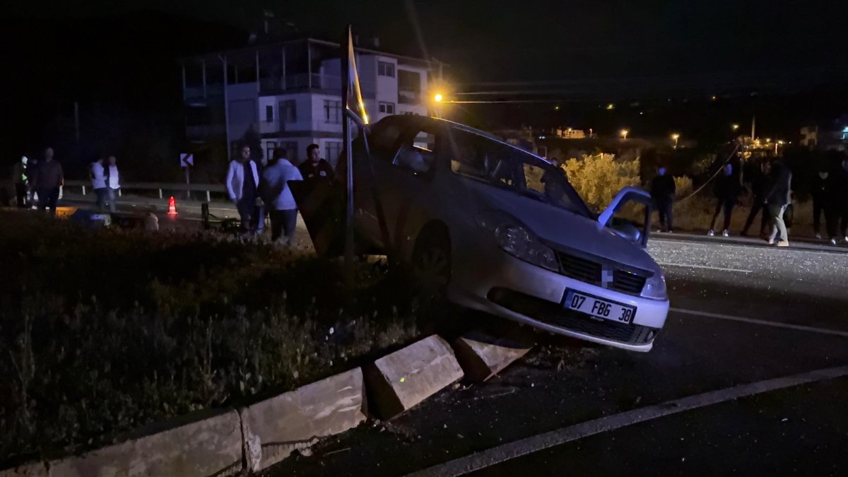 Gazipaşa’da Gece Yarısı Kaza: 5 Yaralı