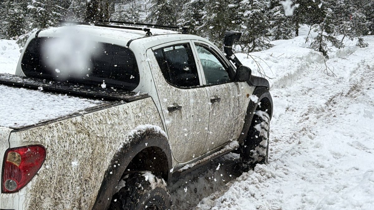 Off-Road Tutkunları Karla Buluştu