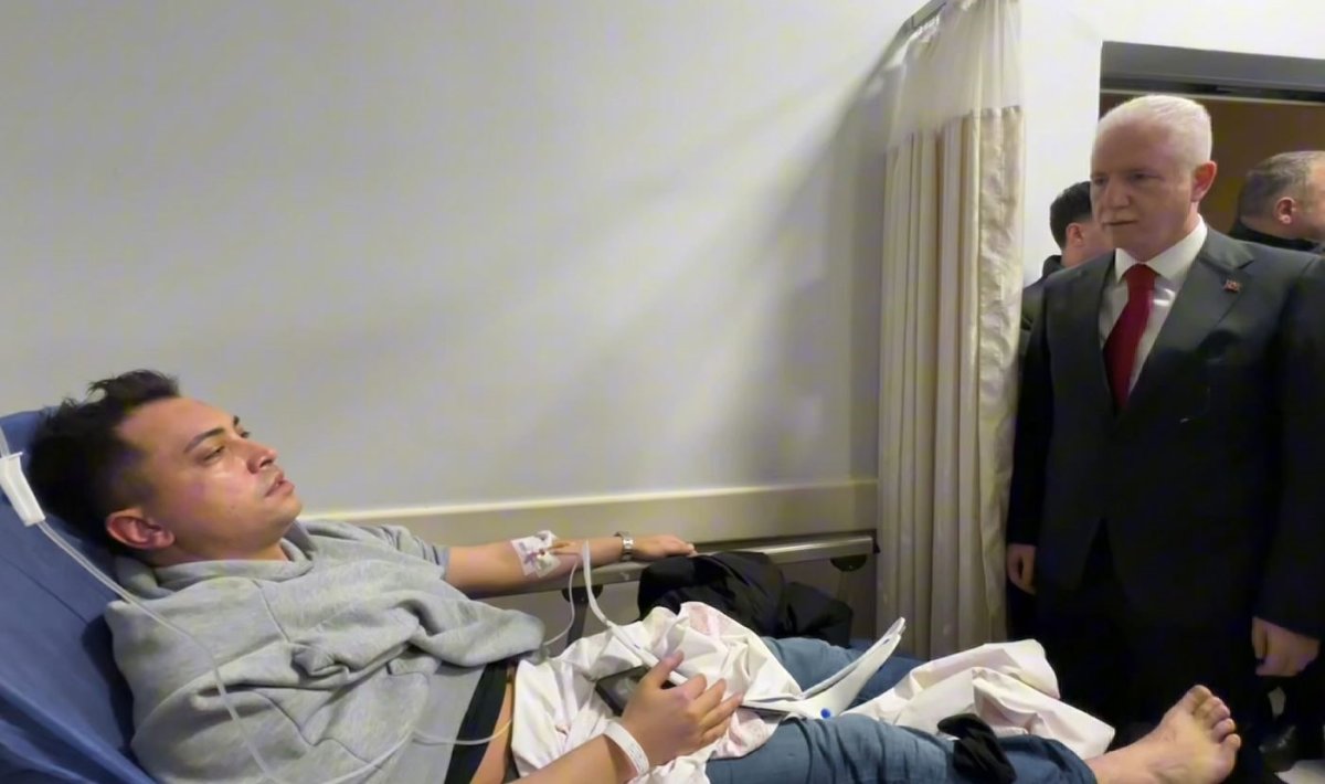 Vali Davut Gül Yaralı Polisleri Hastanede Ziyaret Etti