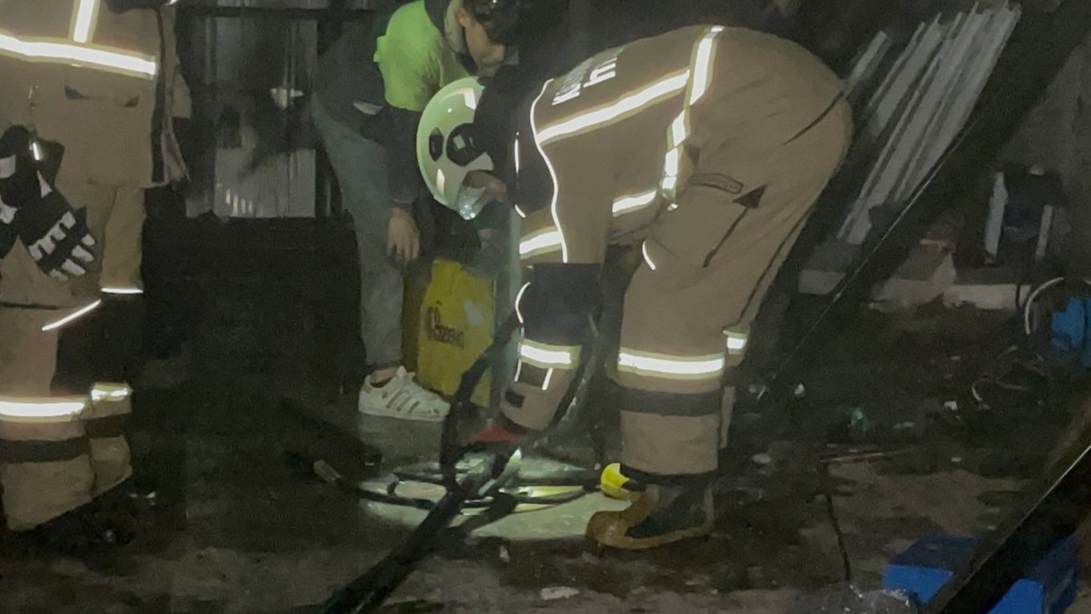 Spiral Kıvılcımı Yangına Neden Oldu