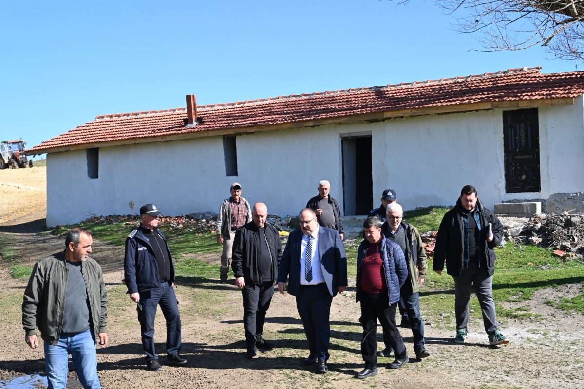 Başkan Hamamcı Dutluca’da İncelemelerde Bulundu