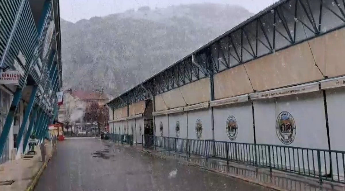 Eskişehir’e nisan ayında kar sürprizi