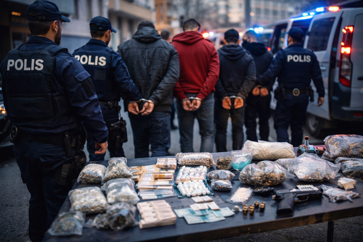 İstanbul’da Uyuşturucu Operasyonları: 22 Kilo Uyuşturucu Ele Geçirildi, 10 Gözaltı