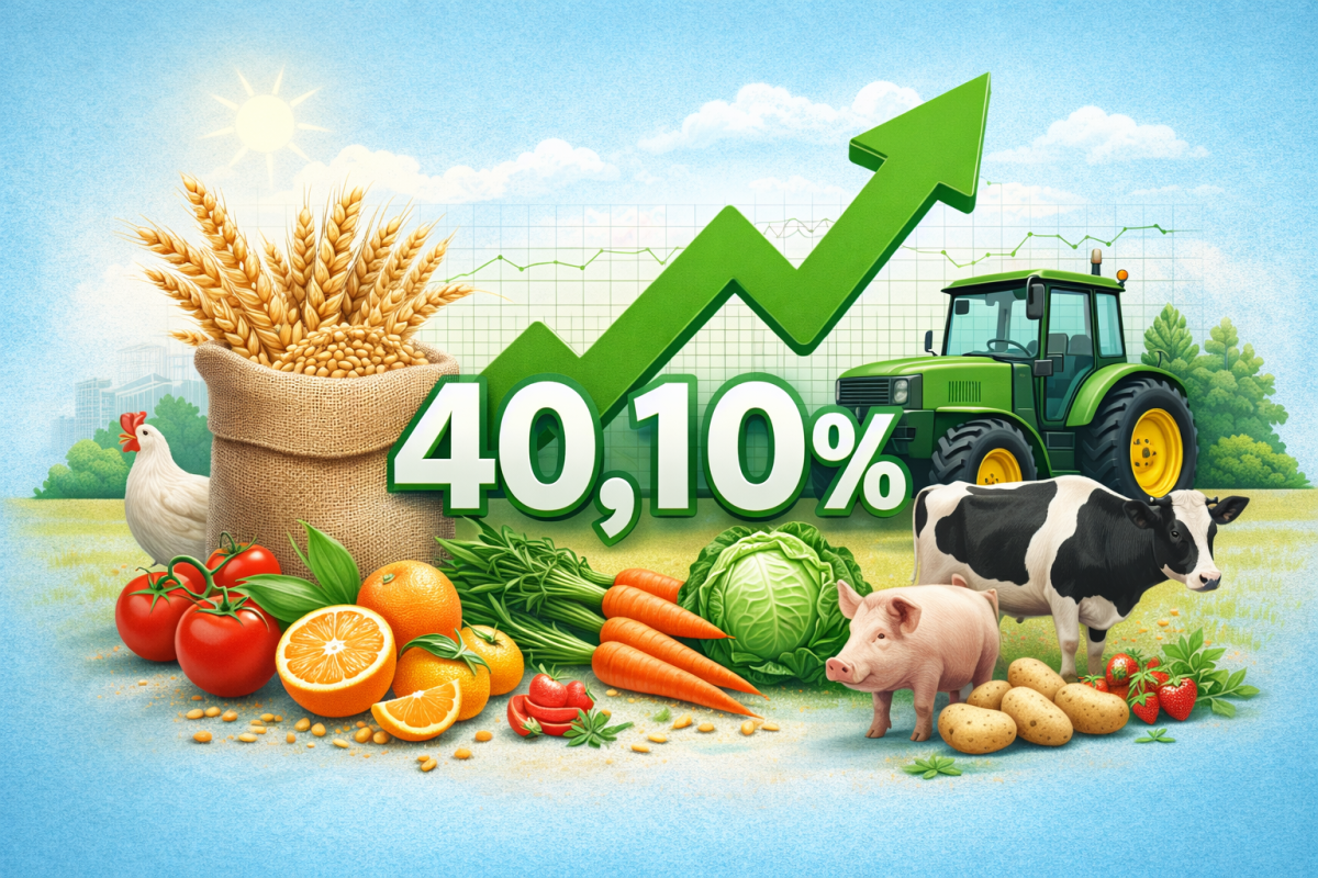 Tarım-ÜFE Yıllık Yüzde 40,10 Arttı