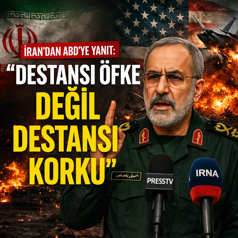 İran’dan Abd’nin “Destansı Öfke” Söylemine Sert Yanıt: “Destansı Korku”