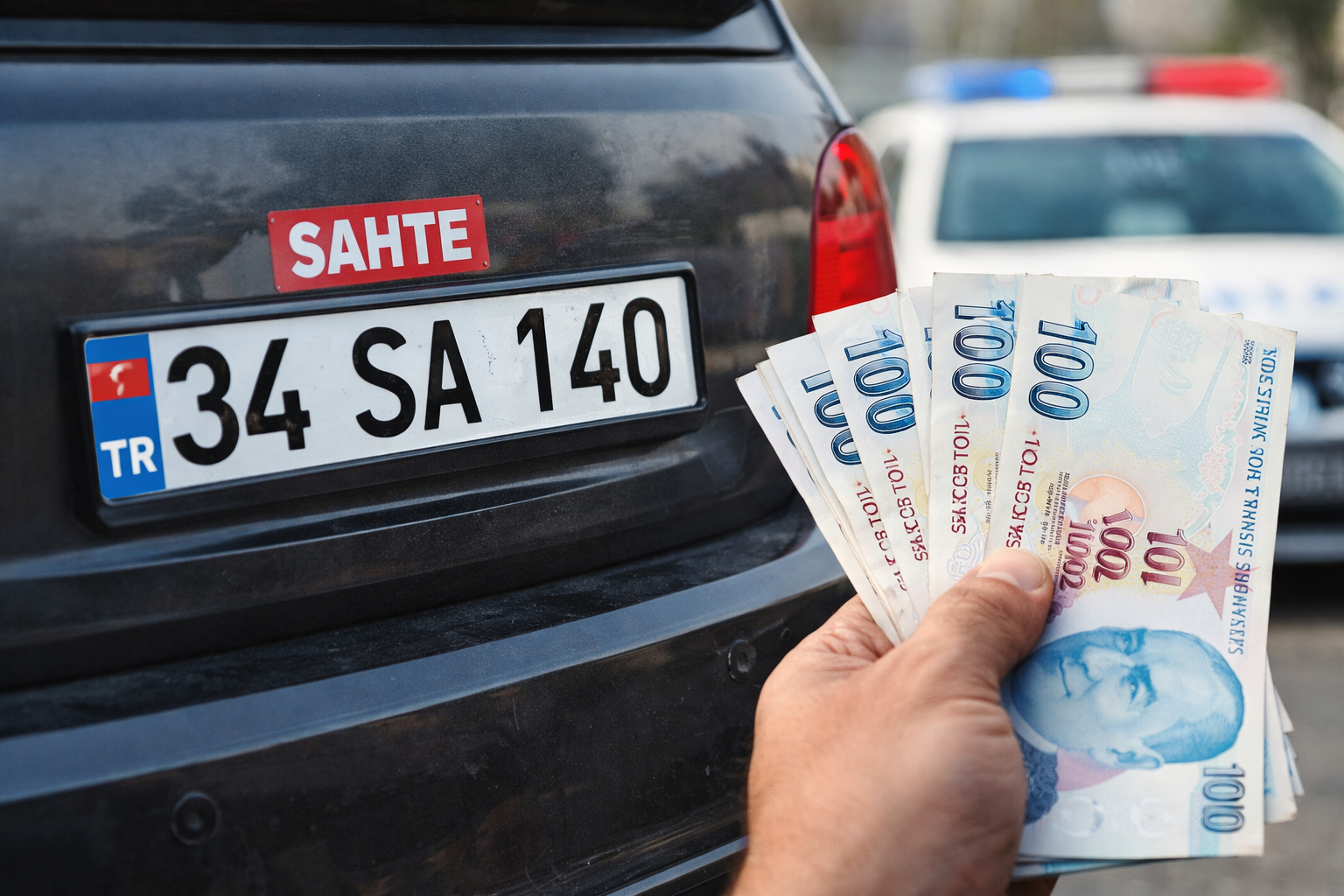Sahte Plakaya 140 Bin Lira Ceza: 1 Nisan’da Başlıyor