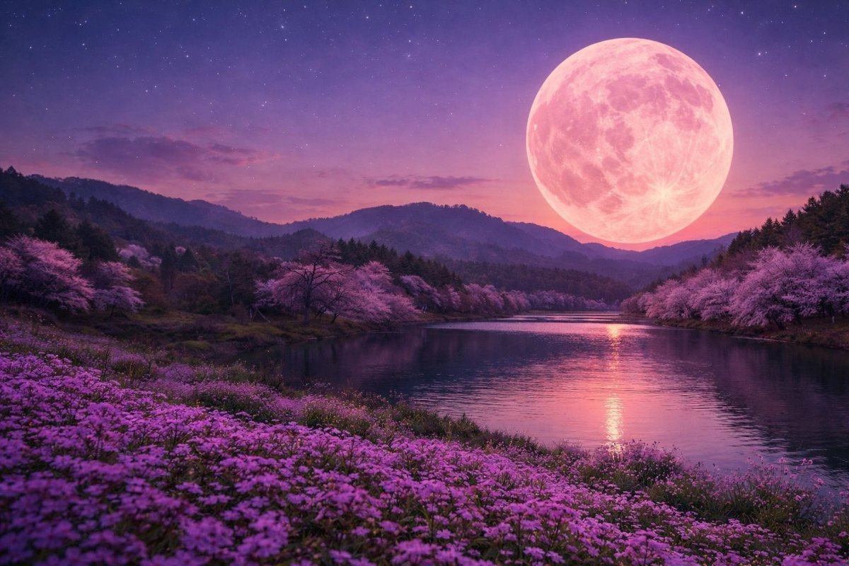 “Pembe Dolunay” Gökyüzünde: İsmi Yanıltıyor, Etkisi Büyülüyor