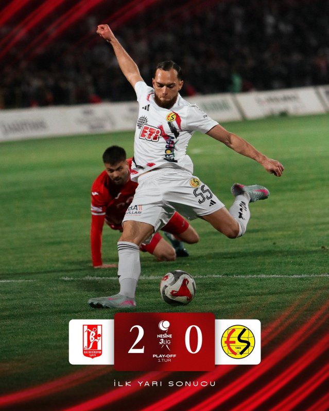 Balıkesirspor’dan Eskişehirspor’a erken şok: İlk yarı 2-0