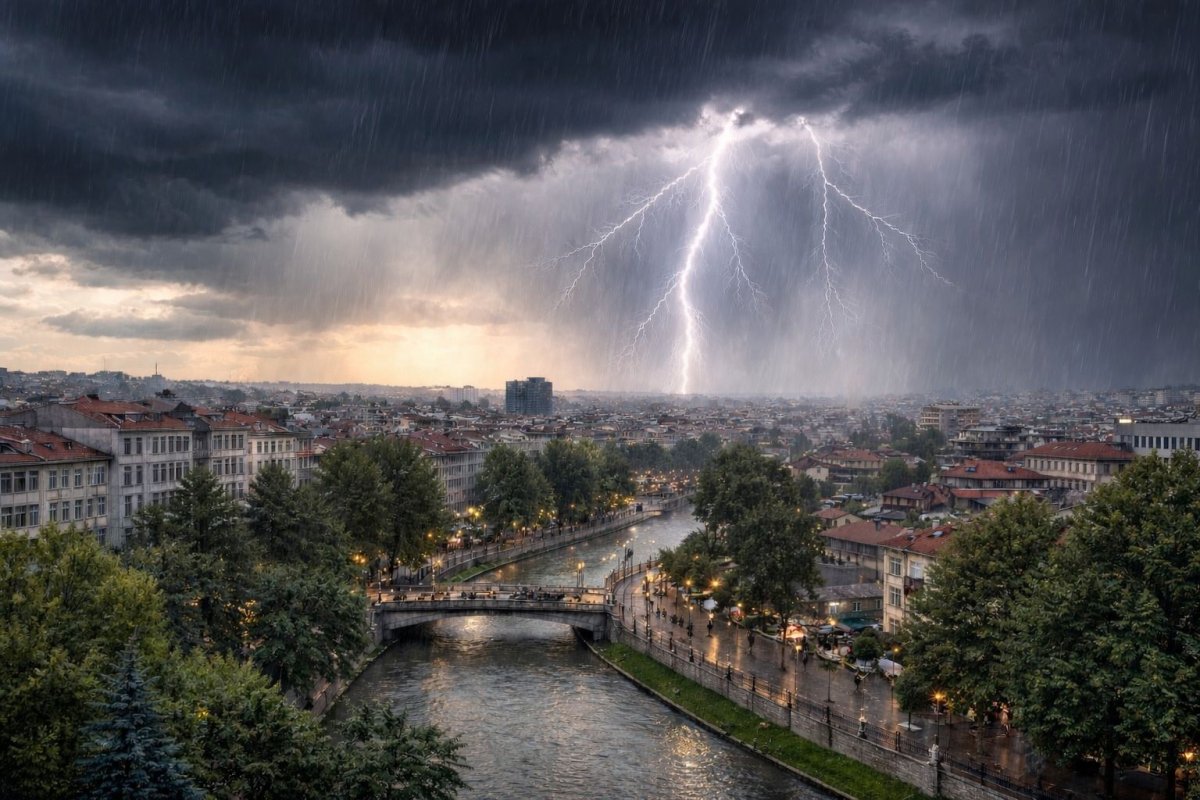 Eskişehir’e Kuvvetli Sağanak Alarmı! Cuma Günü Gök Gürültülü Yağış Geliyor